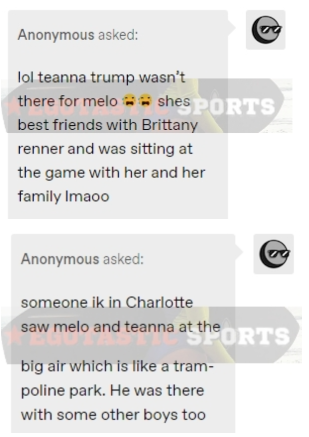 Rumors Swirl of Porn Star Teanna Trump Being Spotted With LaMelo Ball ...