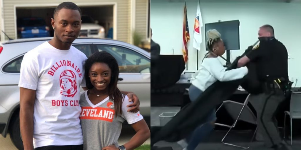 Victim S Mother Rushes To Attack Simone Biles Brother After He Was Acquitted Of Triple Murder Video Total Pro Sports