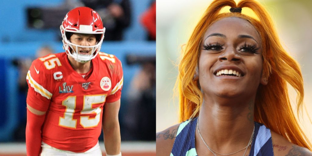 Patrick Mahomes Wasn't Thrilled To See Sha'Carri Richardson Being Left ...
