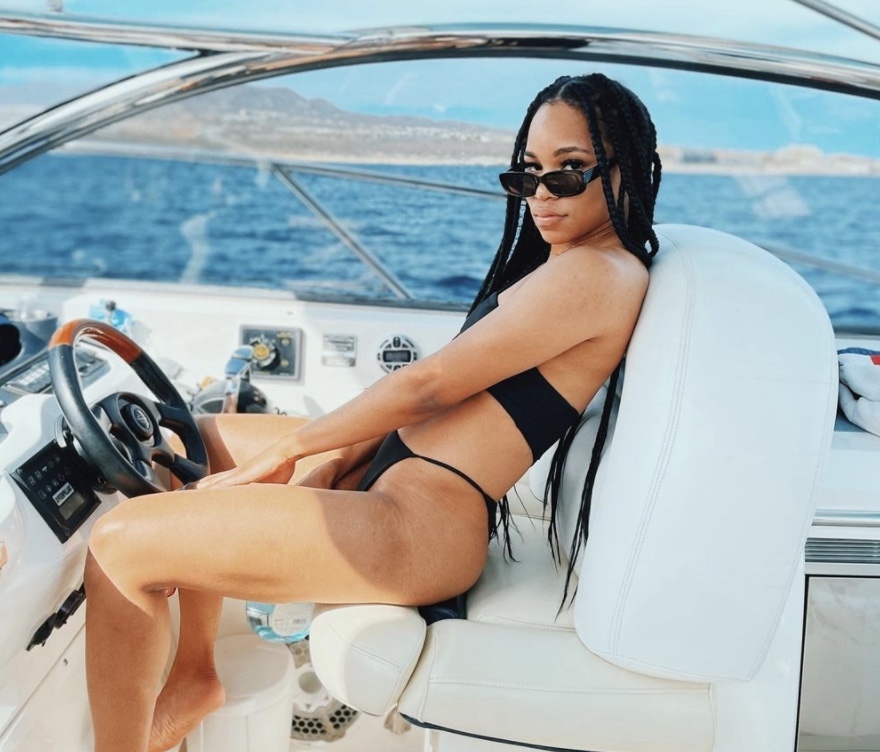 breanna on a boat