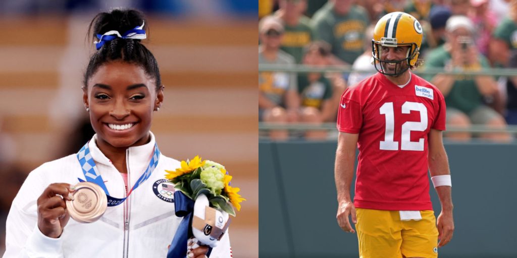 aaron-rodgers-praises-simone-biles-on-her-mental-health-journey-after-olympics-return-tweet