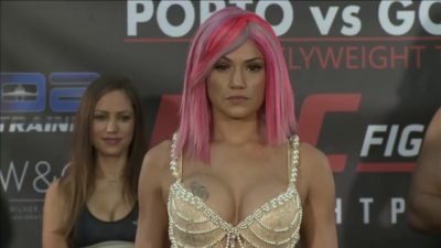 BKFC Fighter Pearl Gonzalez Pulled Down Her Shorts To Expose Her