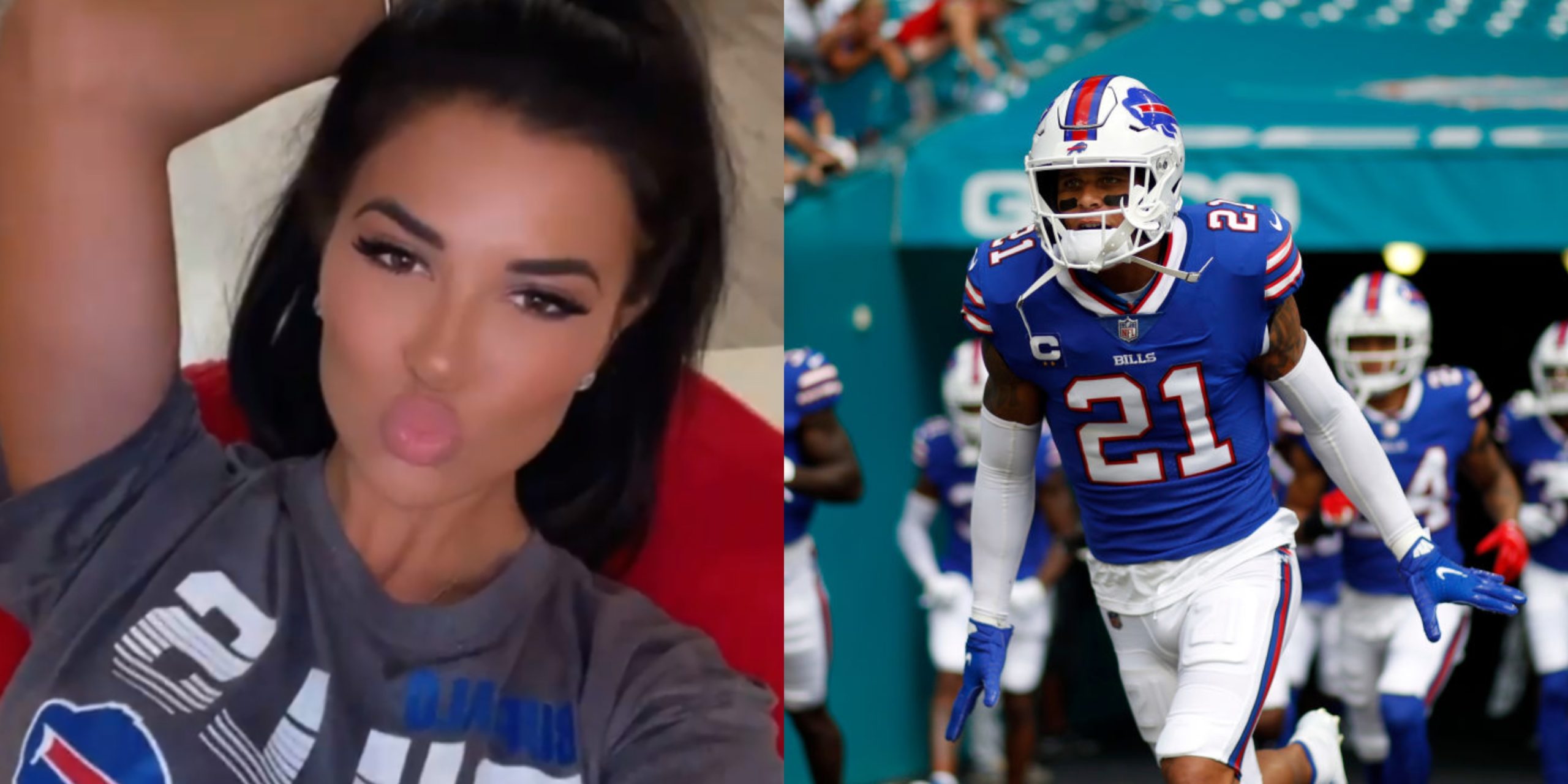 Bills Fans How Jordan Poyer's Wife, Bush, Attended Home Game With Mandate Place + TWEETS)