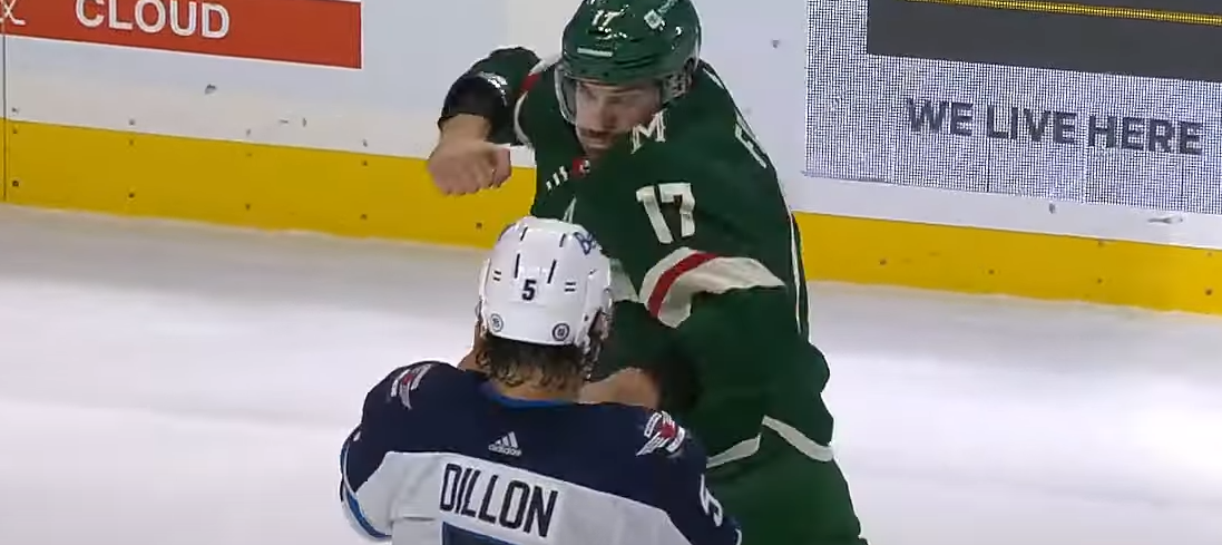 Minnesota Wild Player Marcus Foligno Starts NHL Fight With 'Superman ...