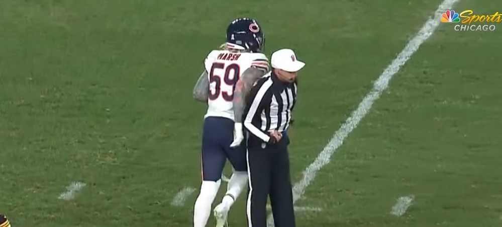 Referee Tony Corrente Gave His Unsatisfying Explanation On Taunting Call & Hip  Check On Bears' Cassius Marsh