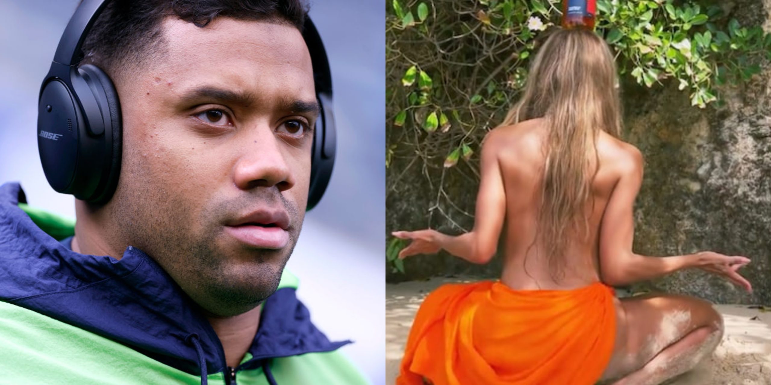 Ciara Twerks Topless On The Beach For Seattle Seahawks QB Russell Wilson: &...