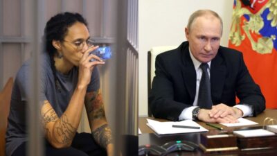 Brittney Griner In Hold Cell, Vladimir Putin At Desk