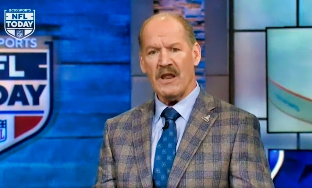 Bill Cowher with a suit on