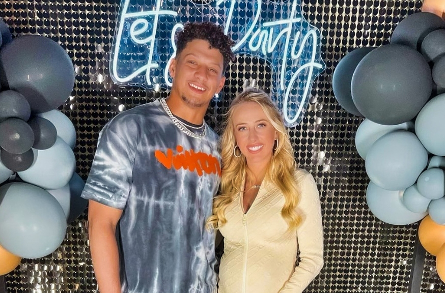 Patrick Mahomes and wife Brittany.