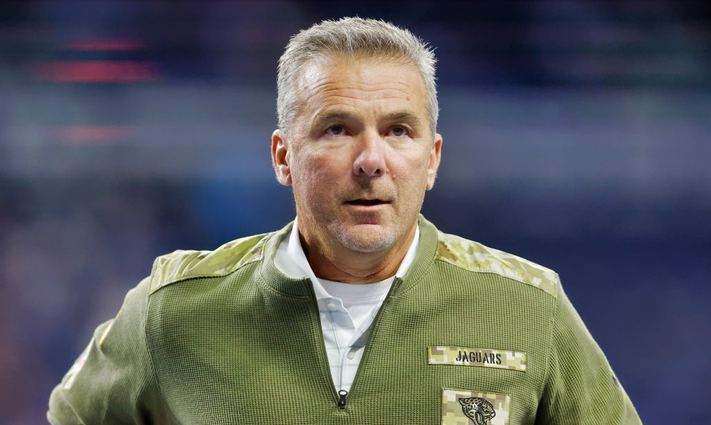 Urban Meyer with Jags jacket on.