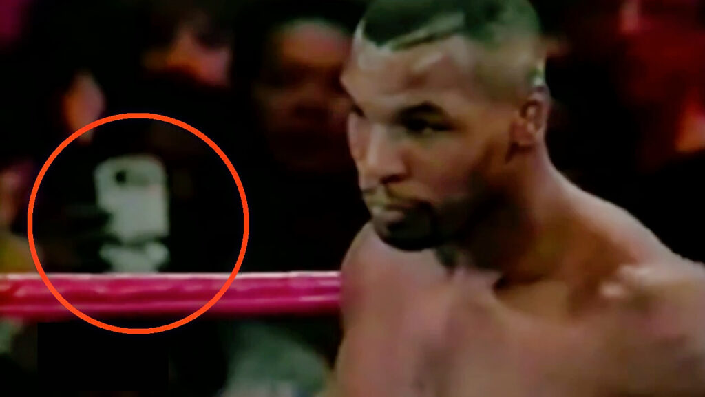 Mike Tyson at 1995 fight vs. Peter McNeeley.