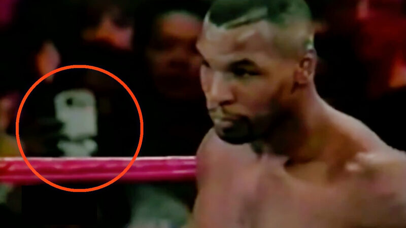 Fans Convinced There's A Time Traveler At 1995 Mike Tyson Fight