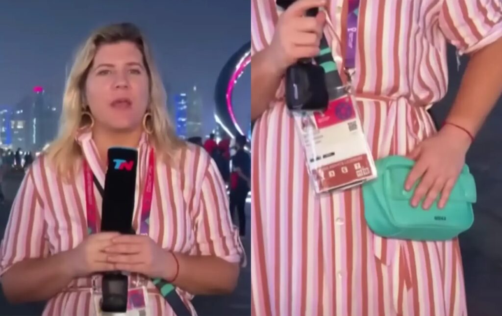Reporter at World Cup