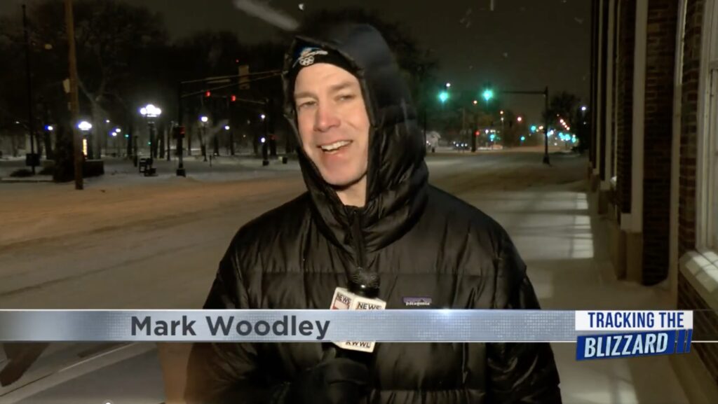 Mark Woodley provides a weather report.