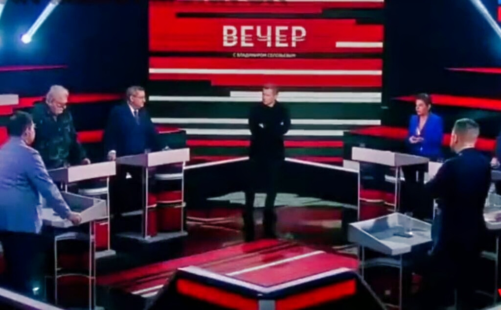 Russian state tv show panel