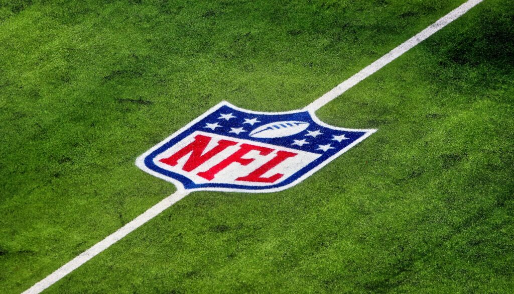NFL Logo on field