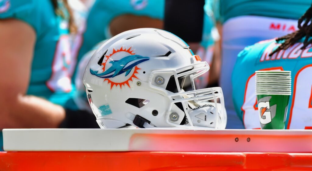 Miami Dolphins helmet