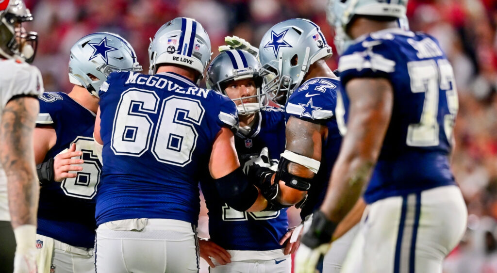 Dallas Cowboys react to Brett Maher missing extra-point conversion