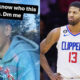 Photo of kid who hit Paul George's car and photo of Paul George snarling