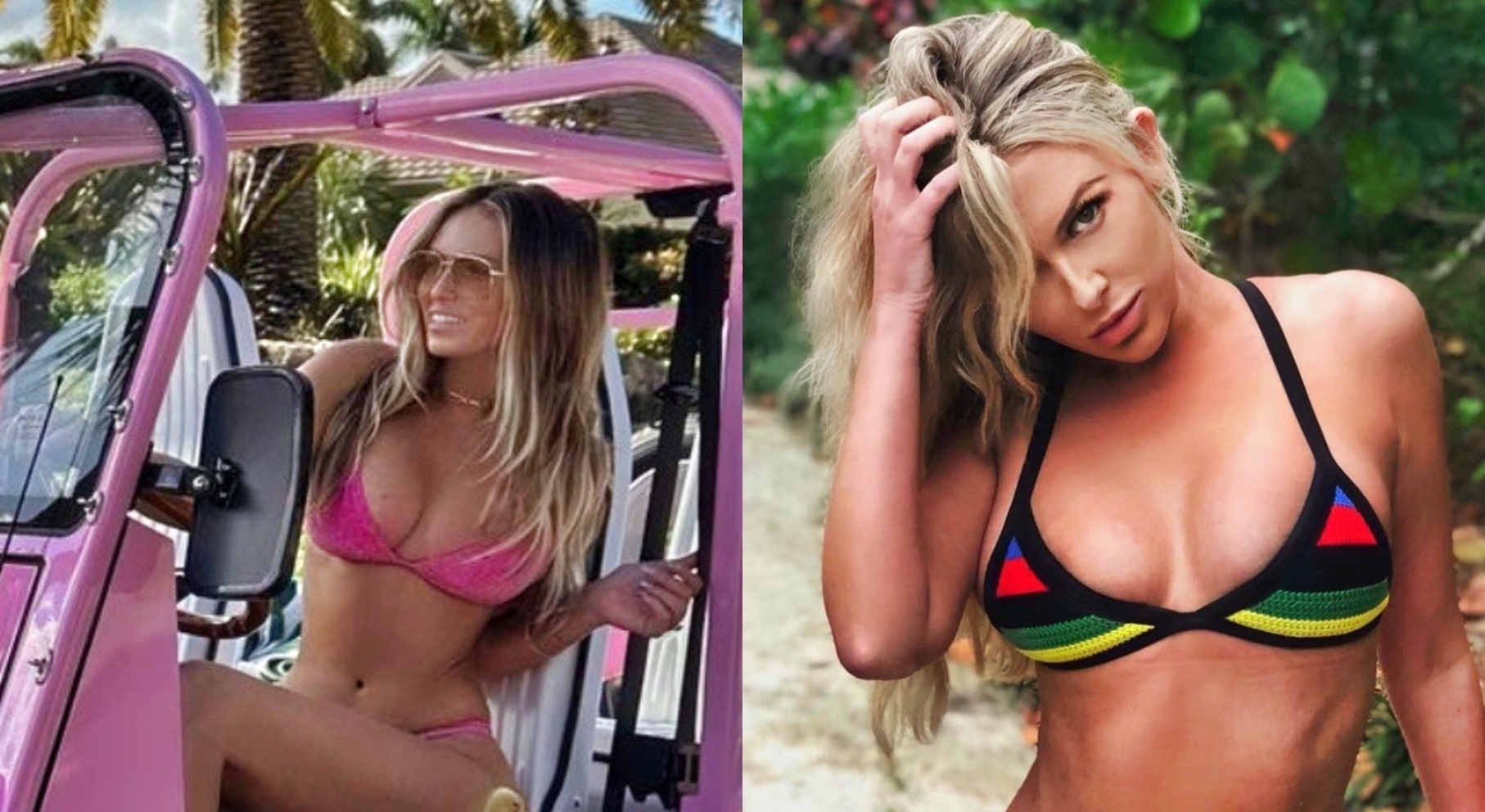 Paulina Gretzky Has Stunning Bikini For A Ride With Her Chicks