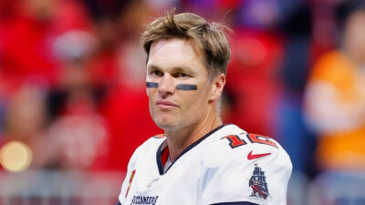 Tom Brady with face paint