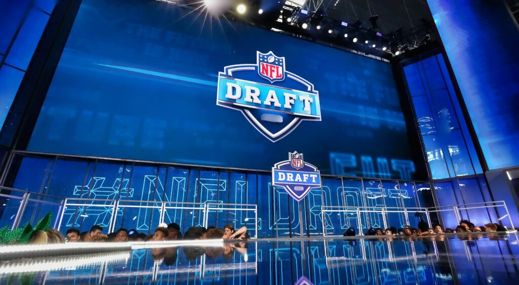 The stage at the NFL Draft.