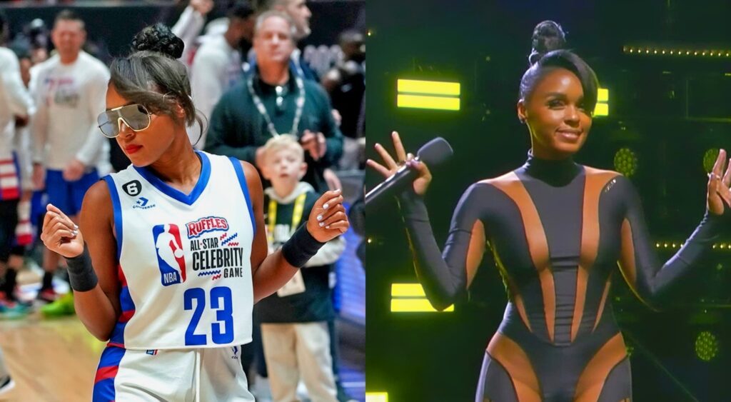 Photos of Janelle Monae at NBA All-Star Weekend