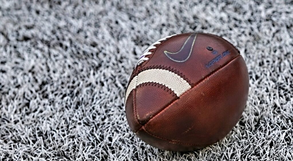 college football game ball