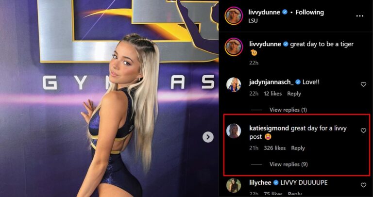 OnlyFans Model Delivers Message For LSU Gymnast Olivia Dunne