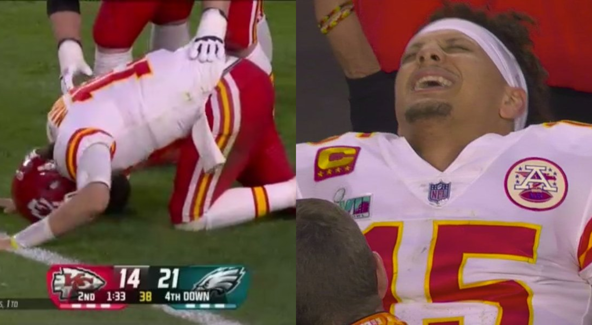 Patrick Mahomes Winces In Extreme Pain After Injury To Ankle