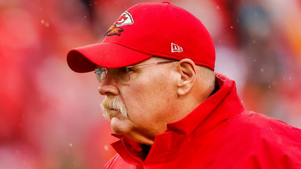 Kansas City Chiefs head coach Andy Reid looking on ahead of AFC Divisional Round.
