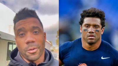 russell wilson speaking in video while it shows him in broncos gear