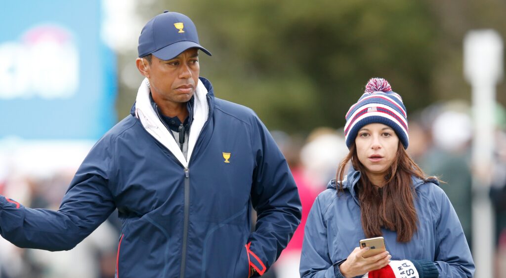 Tiger Woods and Erica Herman