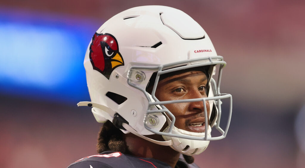 Arizona Cardinals wide receiver DeAndre Hopkins looking on during game.