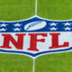 NFL logo on pitch