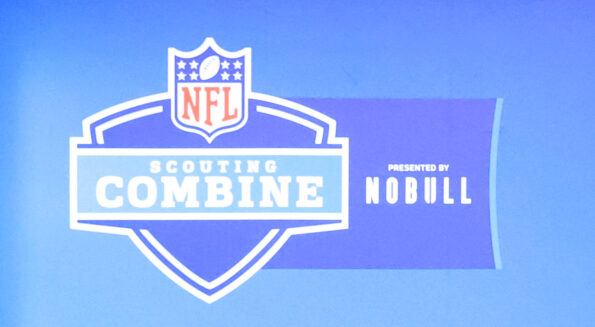 NFL Scouting Combine signage