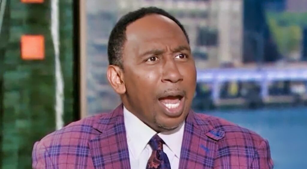 Stephen A. Smith yelling