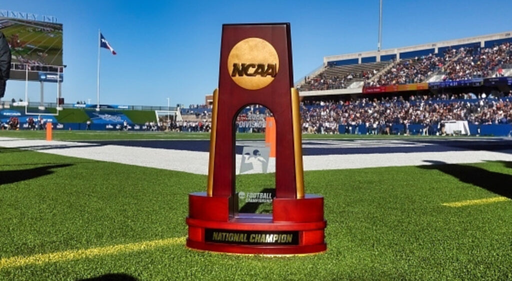 Division II Football Championship trophy