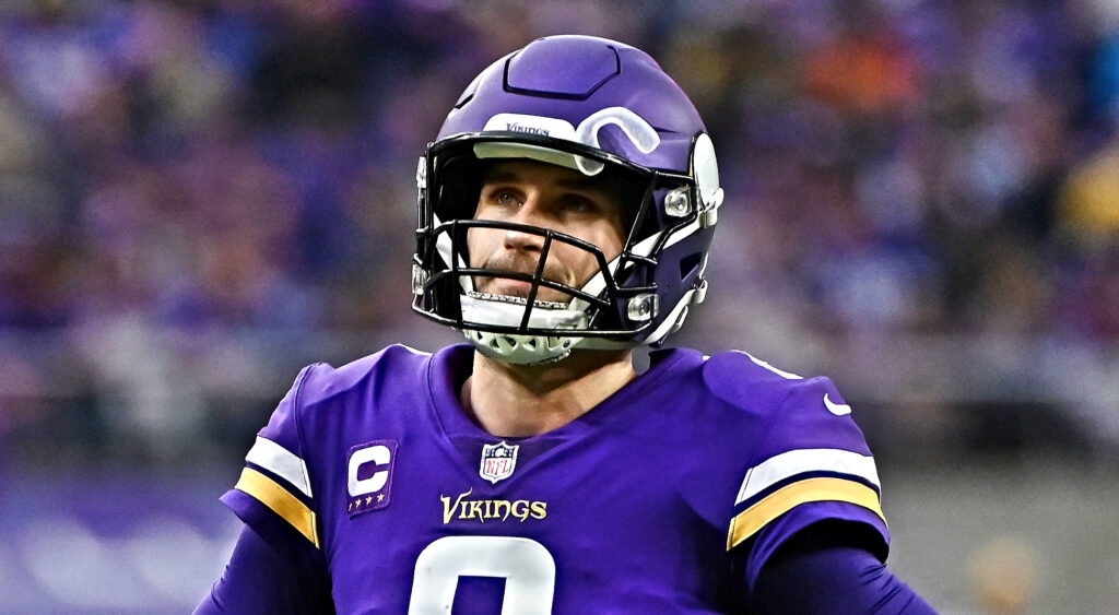 Kirk Cousins looking mad.
