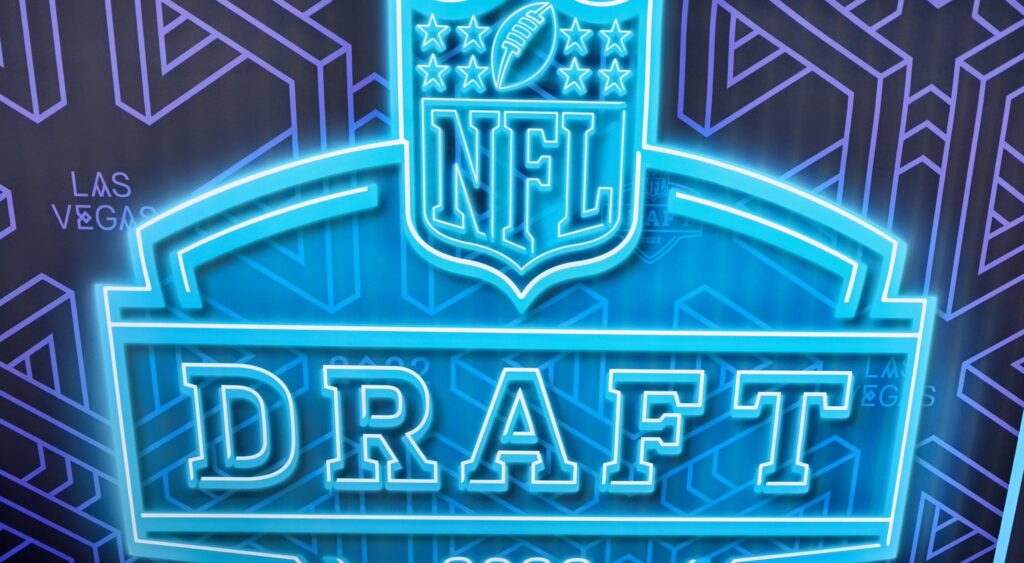 The NFL Draft logo from 2022.