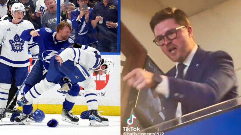 Maple Leafs GM Kyle Dubas Gets Into It With Lightning Fans