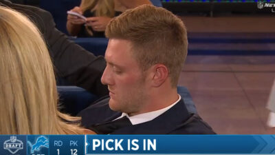 Will Levis looking dejected at the Draft