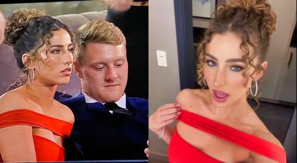 Photo of Will Levis and his girlfriend at the NFL Draft and phot of Will Levis girlfriend ahead of NFL Draft