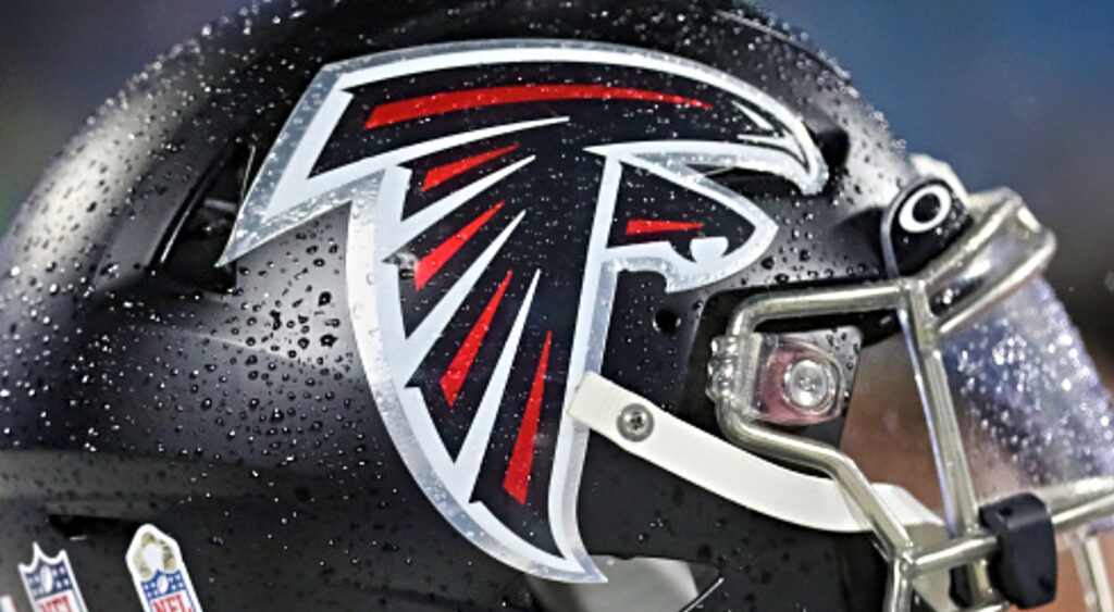Falcons helmet.