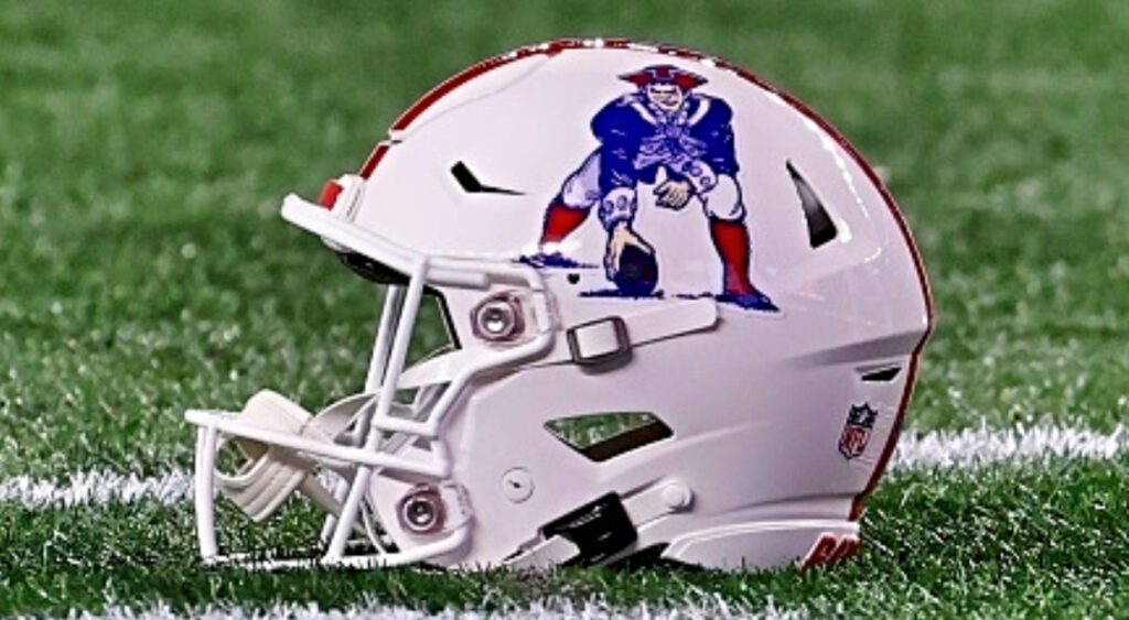 Patriots helmet.