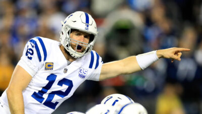 Andrew Luck pointing
