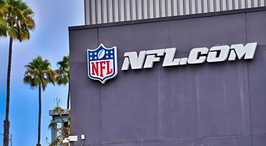 NFL logo on building