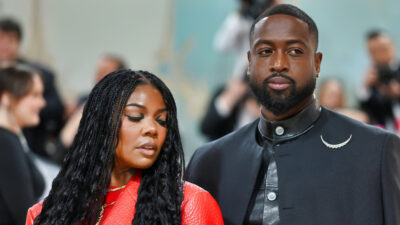 Gabriele Union and Dwyane Wade posing at event
