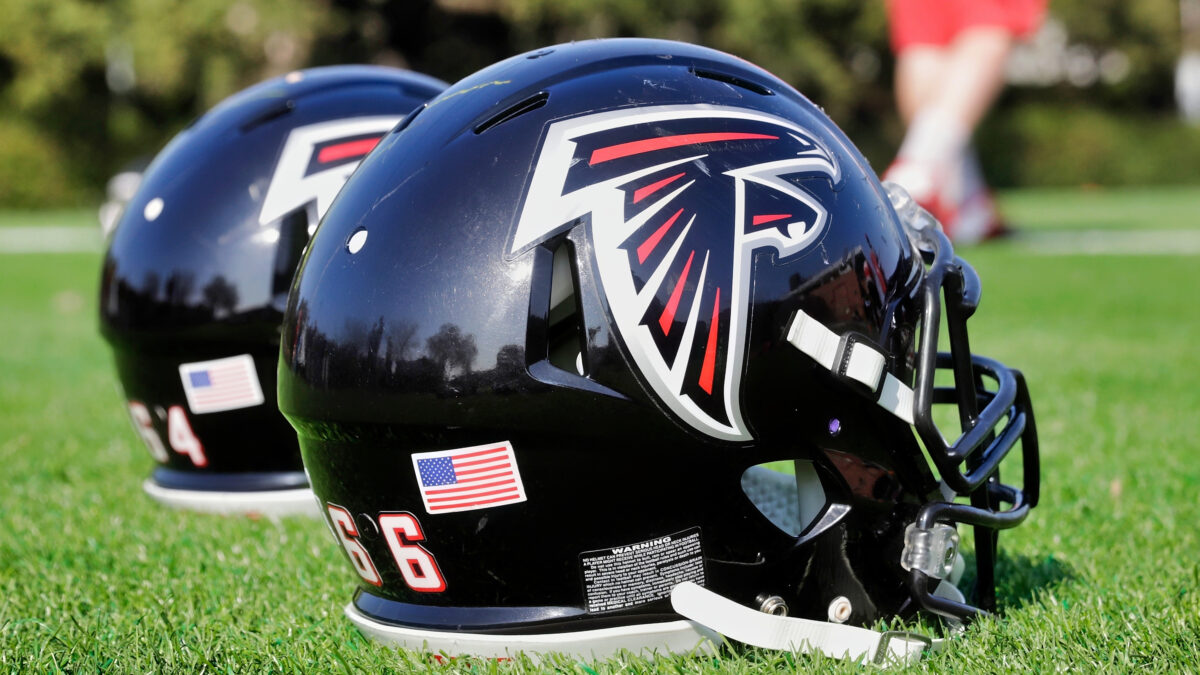 Atlanta Falcons helmets