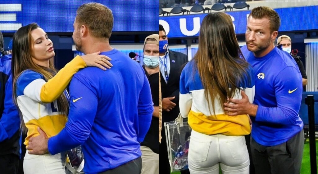 Sean McVay and his Wife